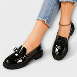Alice - Mocassins Polidos com Laço