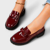 Alice - Mocassins Polidos com Laço