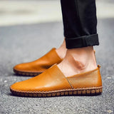 Mocassins de Couro Respirável