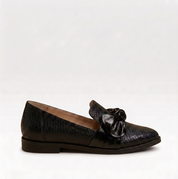 Cláudia - Mocassins com Laço Decorativo