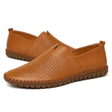 Loafers Elegantes em Couro Respirável