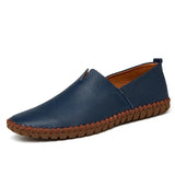 Loafers Elegantes em Couro Respirável