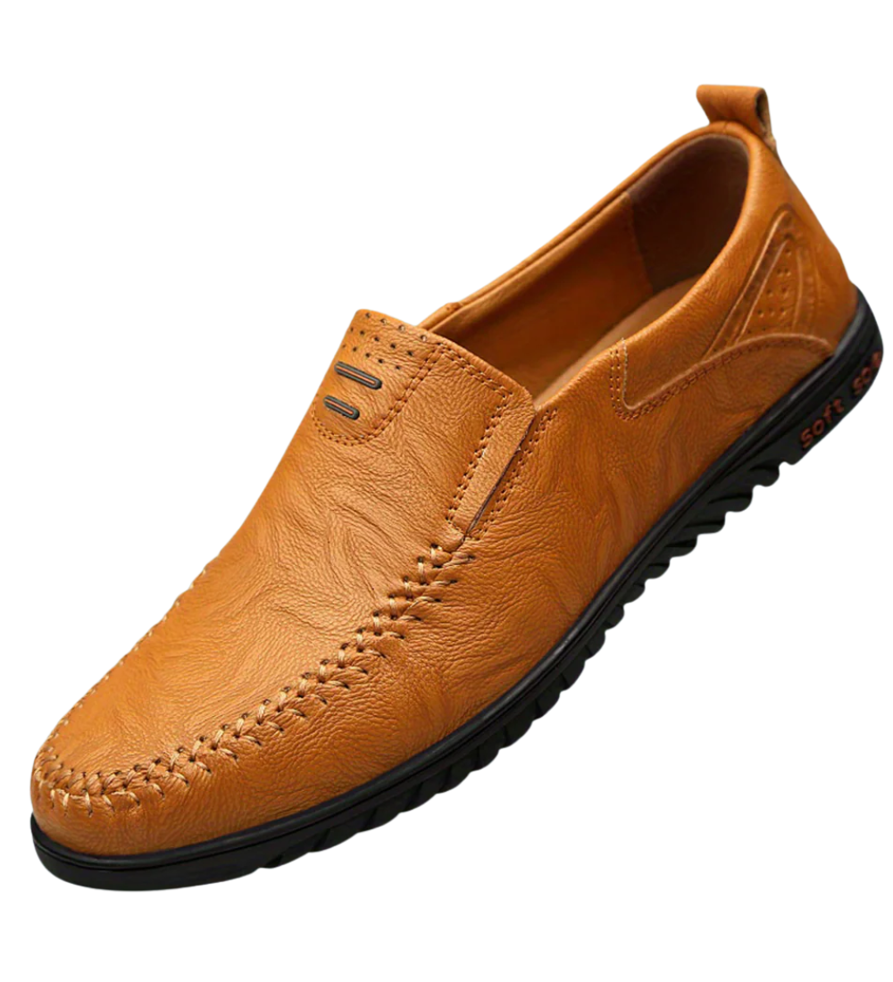 Loafers Elegantes em Couro