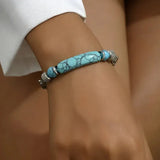 Ida - Pulseira com Pedra Azul