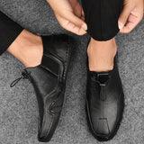 Laurits Sapato Slip-Ons de Couro