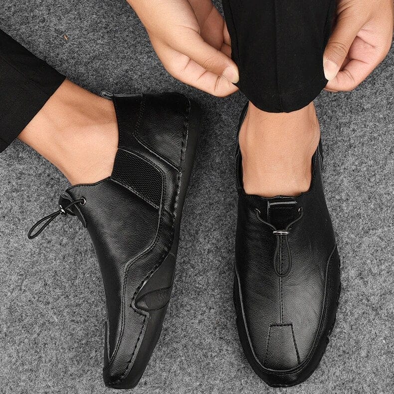 Laurits Sapato Slip-Ons de Couro