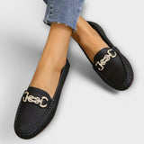 Cristina - Mocassim com detalhe Dourado