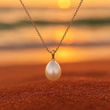 Maria - Colar Dourado com Pérola Oval