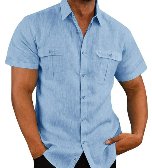 Camisa - Manga Curta Dois Bolsos