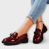 Alice - Mocassins Polidos com Laço