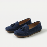 Nádia - Mocassins clássicos com detalhes em borlas